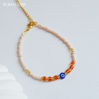 New Design Evil Eye Crystal Beads Bracelet Premium Handmade